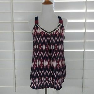 NEW Xhilaration shimmer okay design tank XS